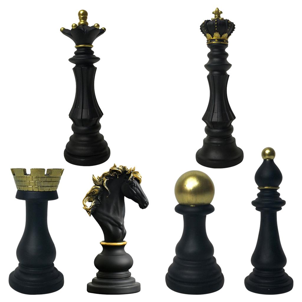 3D Printing Chess - Reçine satranç adet heykelleri rakamlar satranç