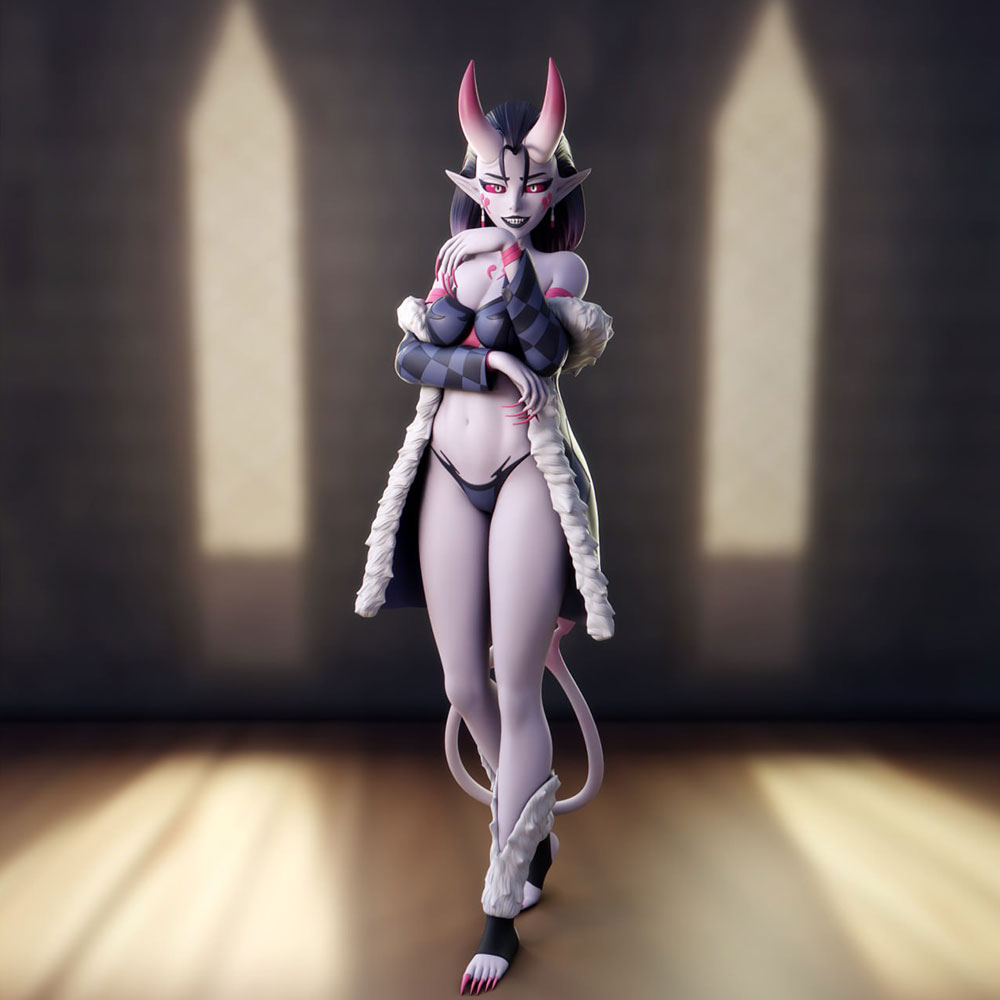 3D Printing Nyc - 1/24 Seksi Kız Reçine Model Kitleri