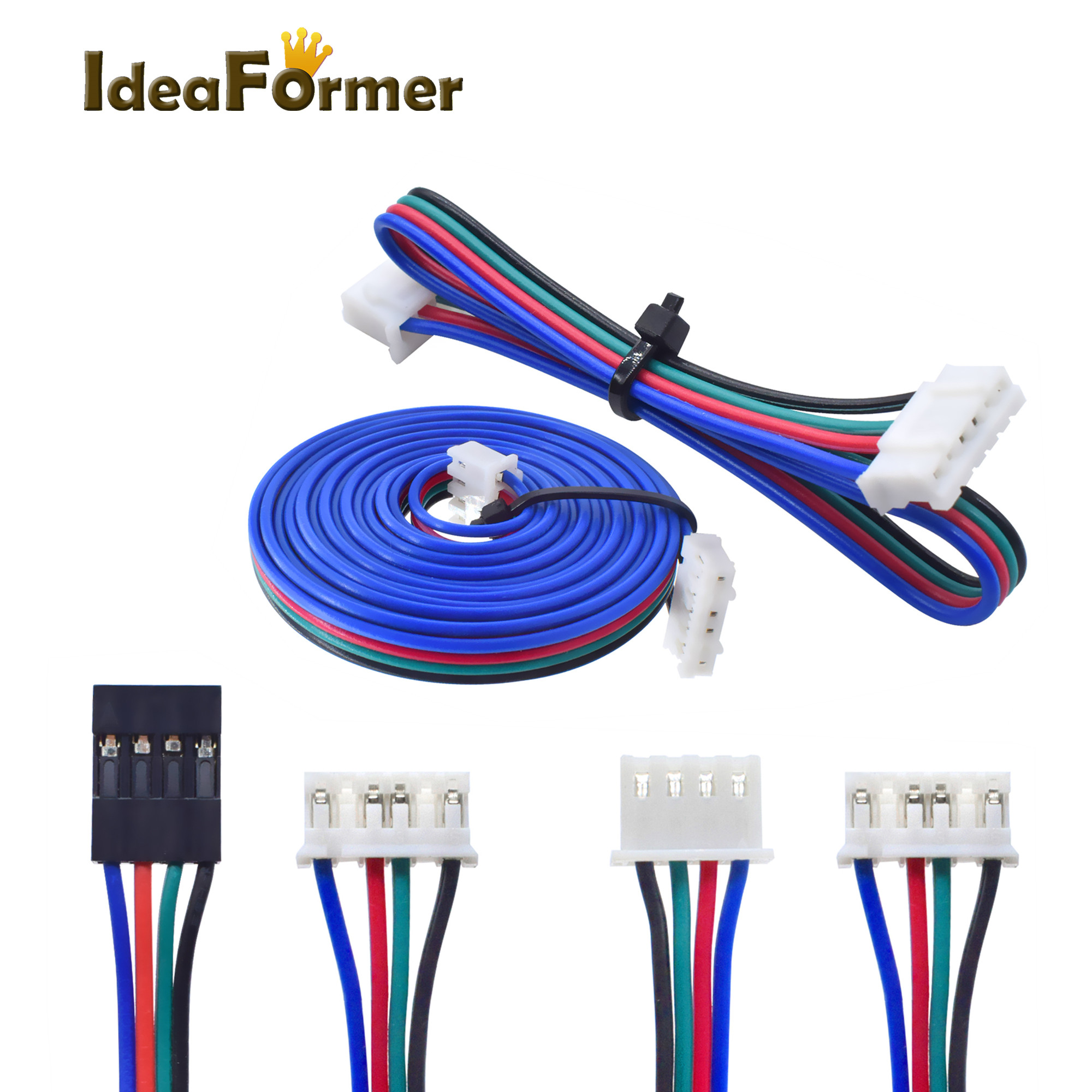 3D Printer Cable Chain - 1 adet 10cm/50cm/100cm/150mm step motor kabloları