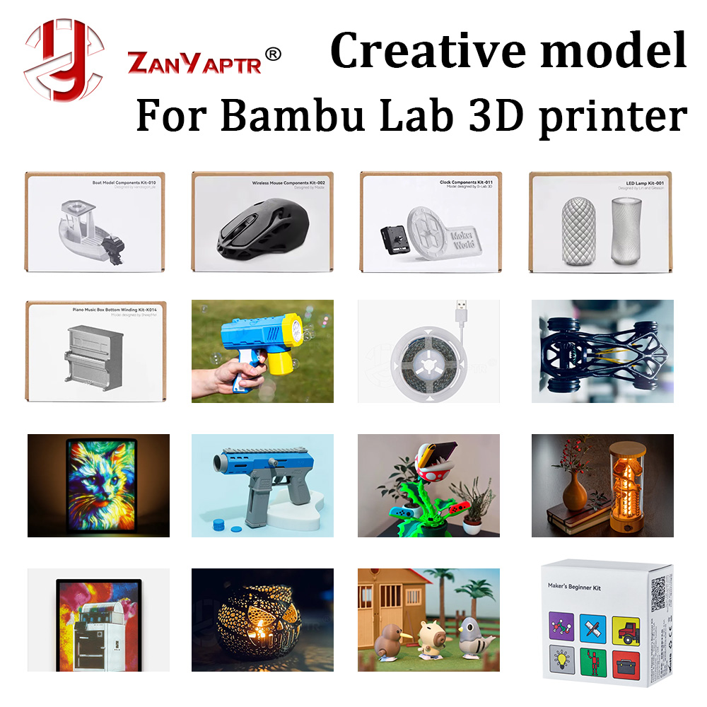 3D Printing Laptop - Bambu Lab DIY Yaratıcı Model Bileşenleri
