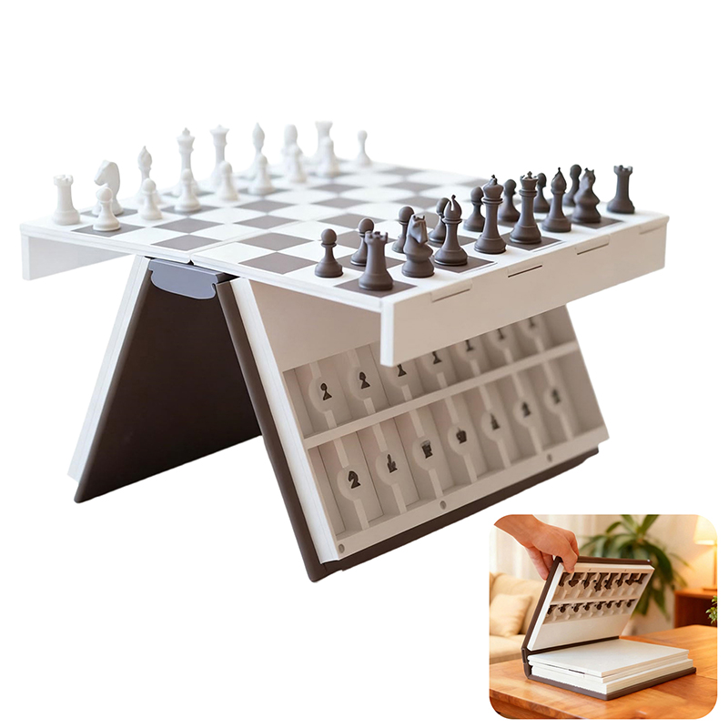 3D Printing Chess - Satranç Seti 3D Baskılı Kitap Katlanır