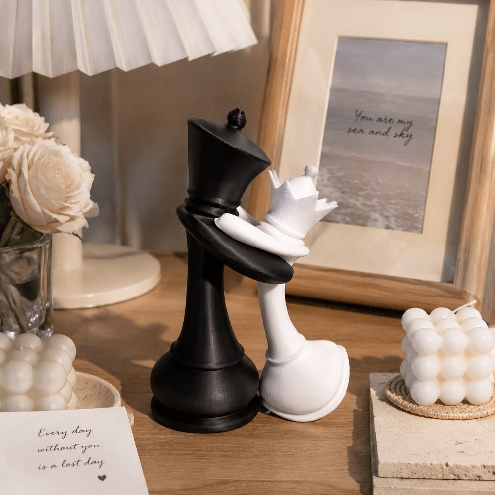 3D Printing Chess - 3D Baskılı Satranç Heykeli Ev Dekorasyonu