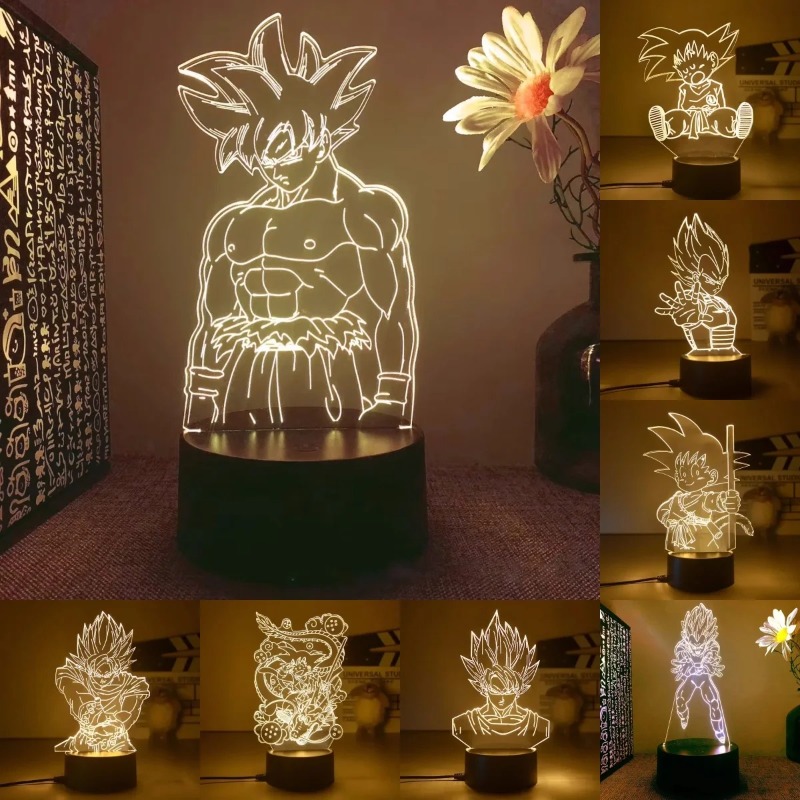 3D Printing Lamp - Dragon Ball Z Anime 3D LED