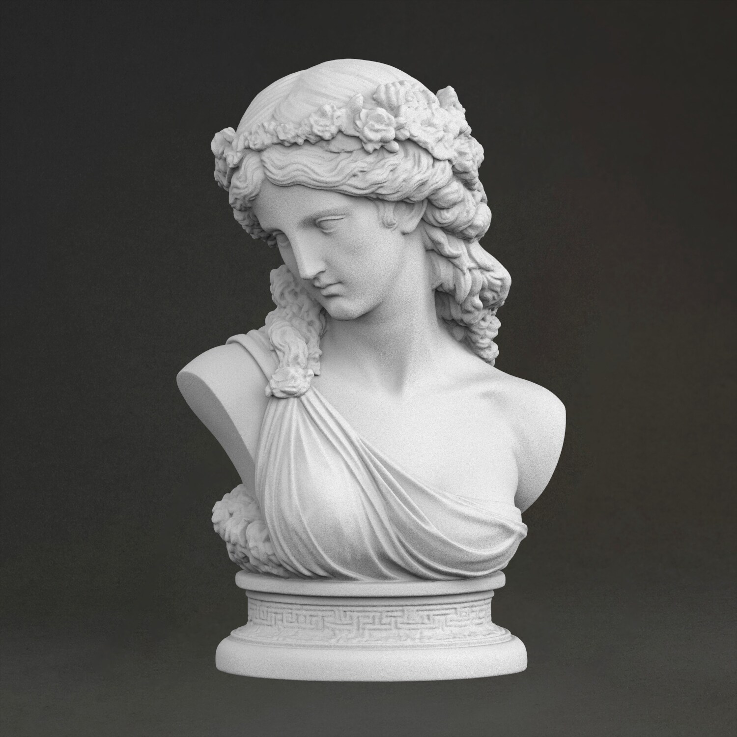3D Printing Material - 'Ariadne Büstü' Heykeli, 3D Baskı Reçine
