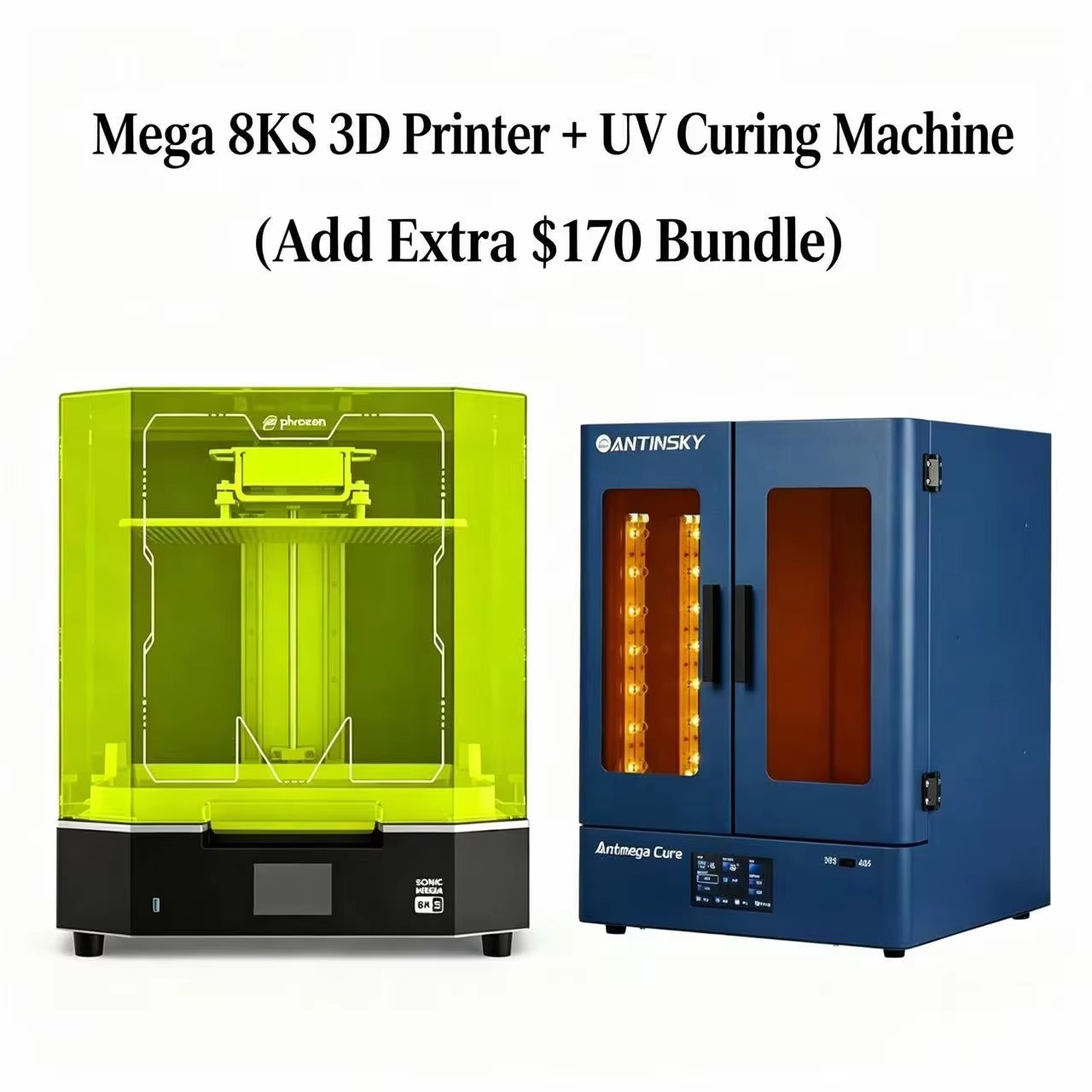 3D Printing Uv Sensitive Resin - ANTINSKY Antmega Cure Geniş Format UV