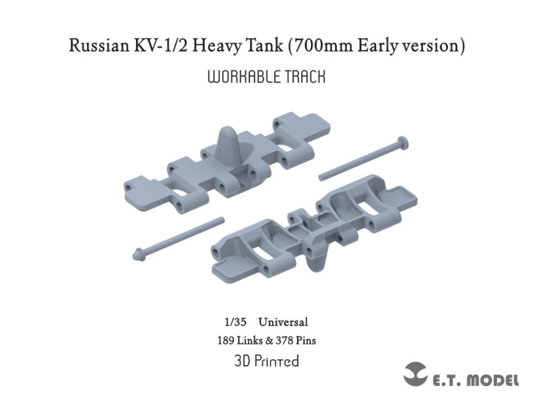 3D Printing Link - KV-1/KV-2 Tankı için 1/35 3D Baskılı