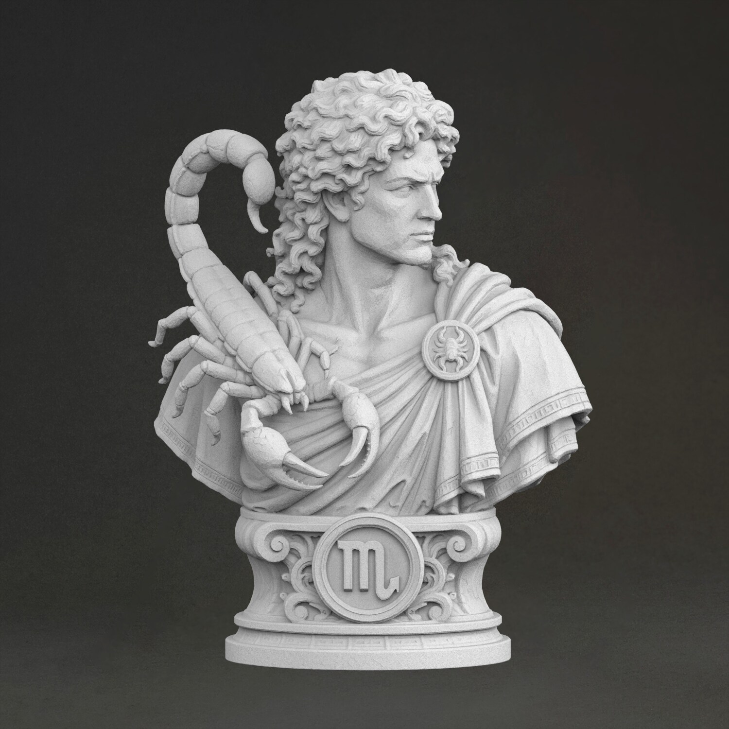 'Skorpio Büstü' Heykel, 3D Bas - 3D Printing Material incelemesi ve fiyatı