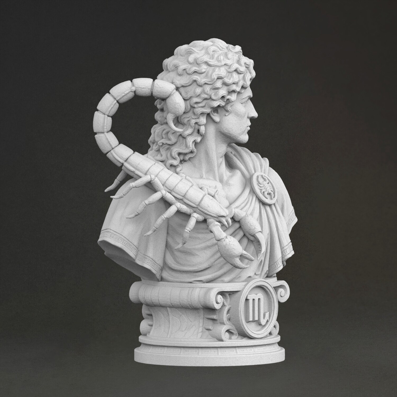 'Skorpio Büstü' Heykel, 3D Bas - 3D Printing Material incelemesi ve fiyatı