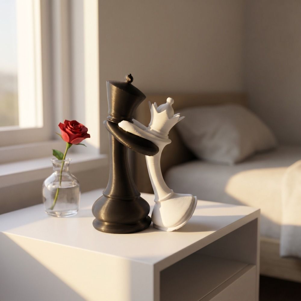 3D Baskılı Satranç Heykeli Ev  - 3D Printing Chess incelemesi ve fiyatı