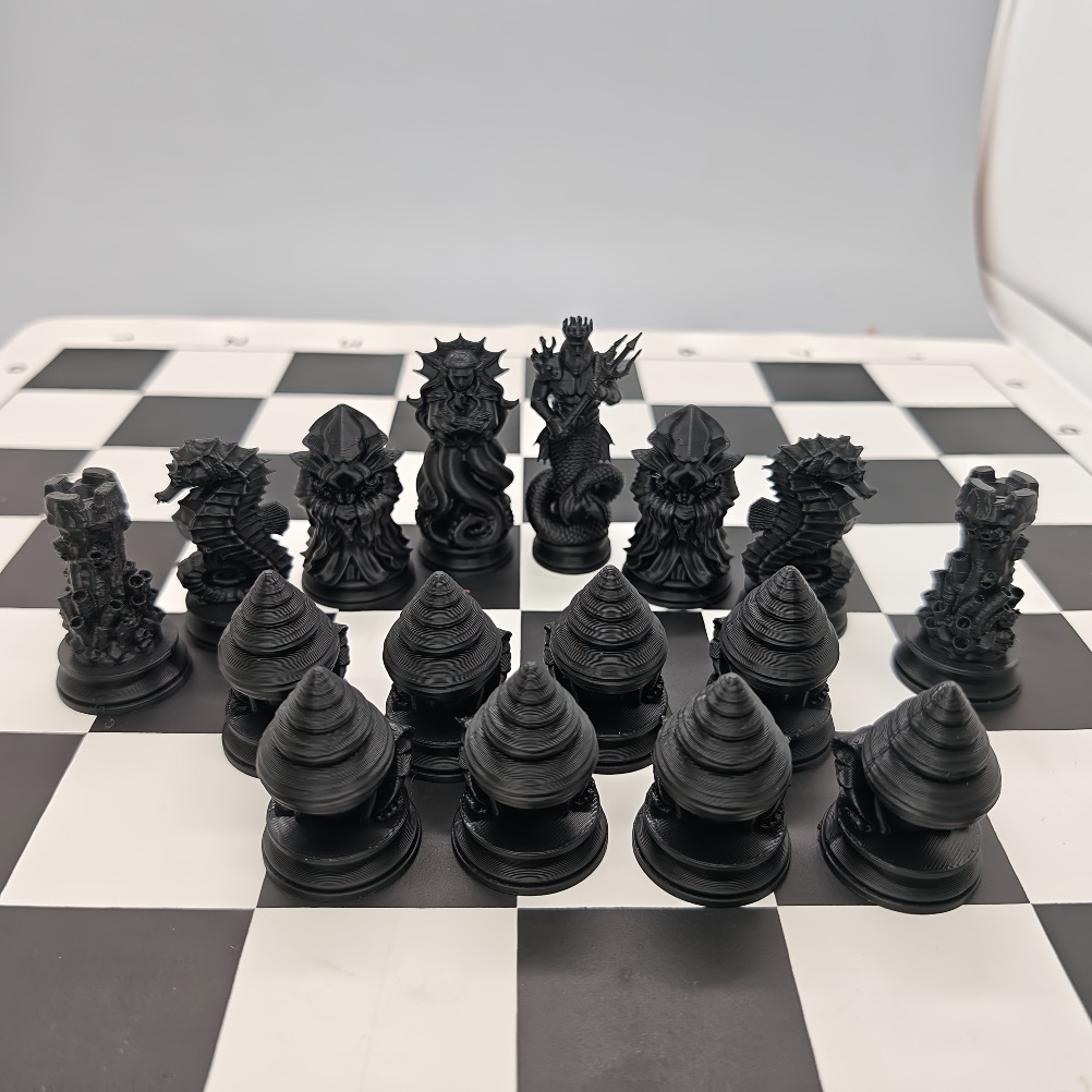 16 Parça Okyanus Mitolojisi Sa - 3D Printing Chess incelemesi ve fiyatı