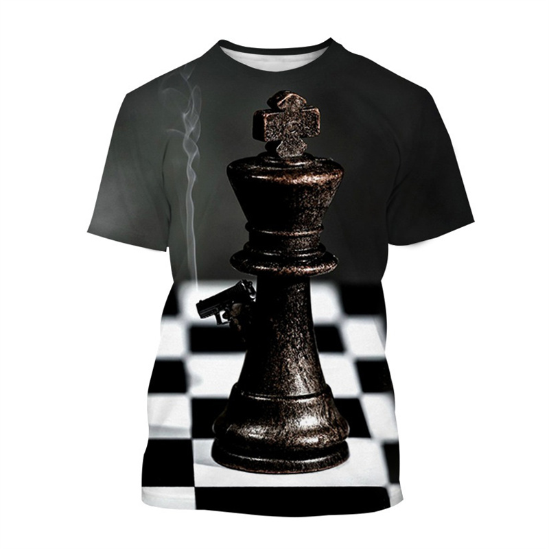 Yeni 3D baskı satranç T Shirt  - 3D Printing Chess incelemesi ve fiyatı