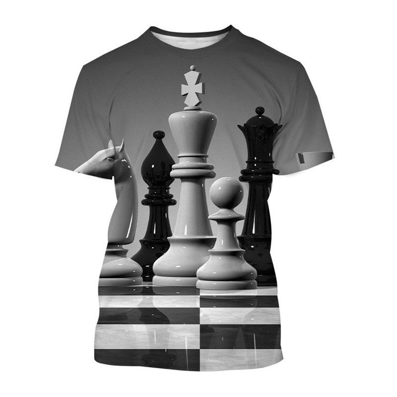 Yeni 3D baskı satranç T Shirt  - 3D Printing Chess incelemesi ve fiyatı