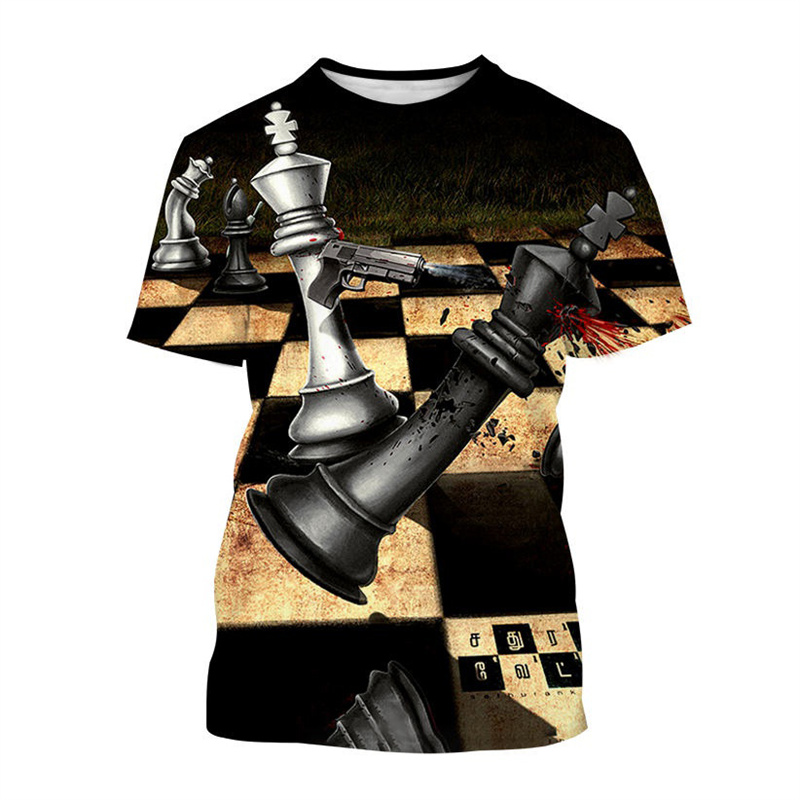 Yeni 3D baskı satranç T Shirt  - 3D Printing Chess incelemesi ve fiyatı