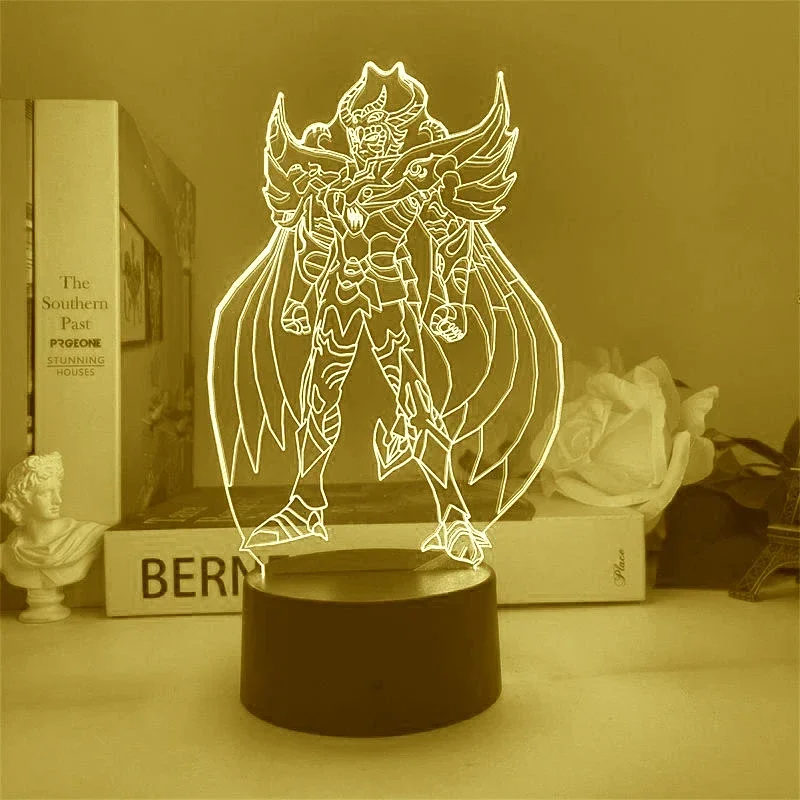 Sıcak aziz Seiya 3D LED gece l - 3D Printing Lamp incelemesi ve fiyatı