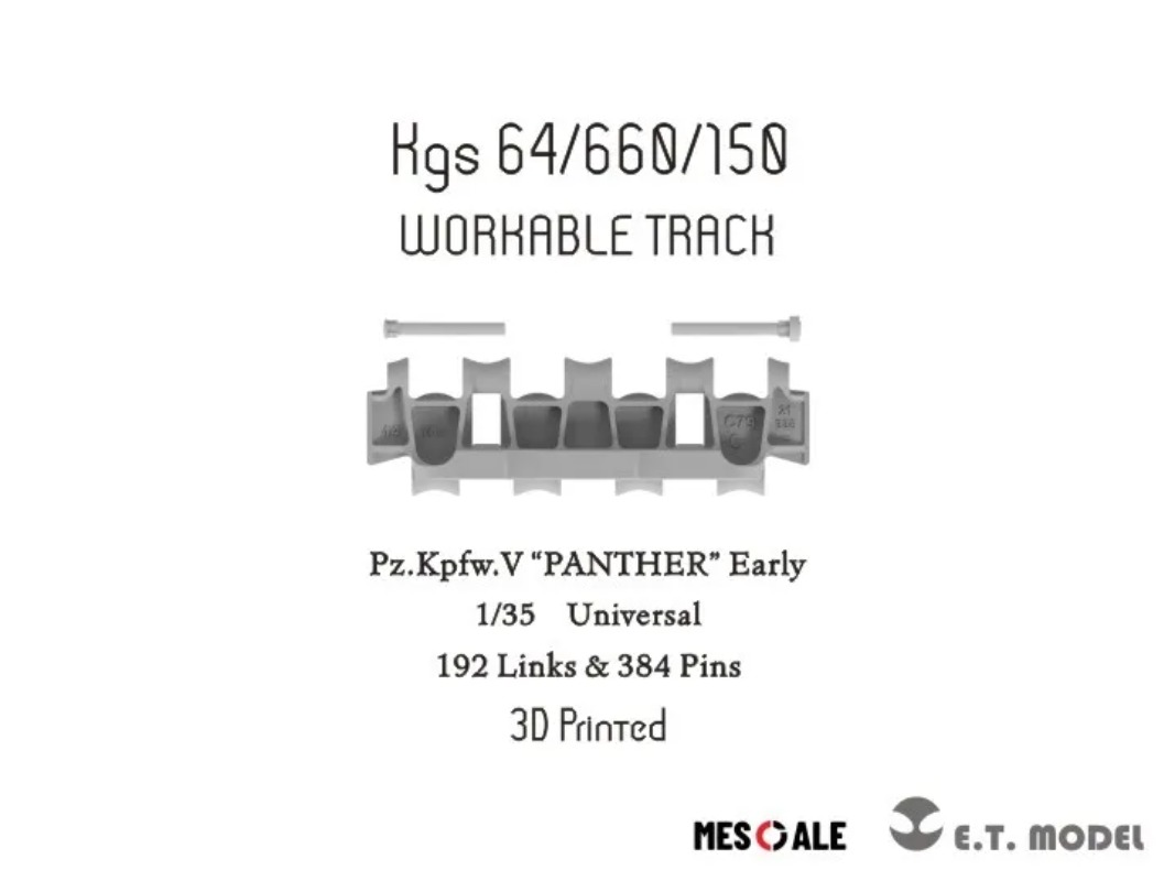 ETmodel P35-002 1/35 Pz.Kpfw.V - 3D Printing Link incelemesi ve fiyatı