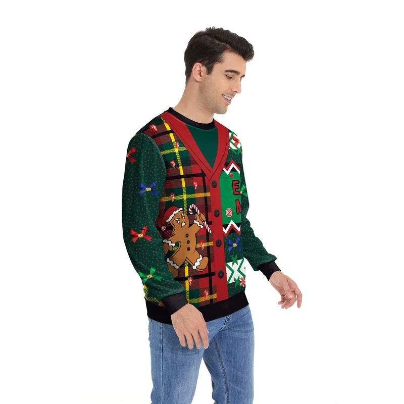 Erkek Kadın Noel Sweatshirt'ü  - 3D Printing Xmas incelemesi ve fiyatı