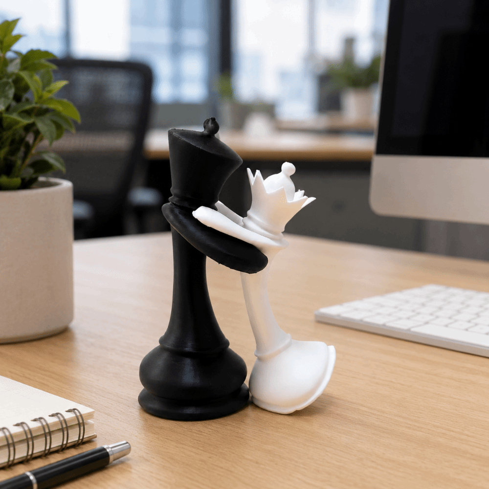 3D Baskılı Satranç Heykeli Ev  - 3D Printing Chess incelemesi ve fiyatı