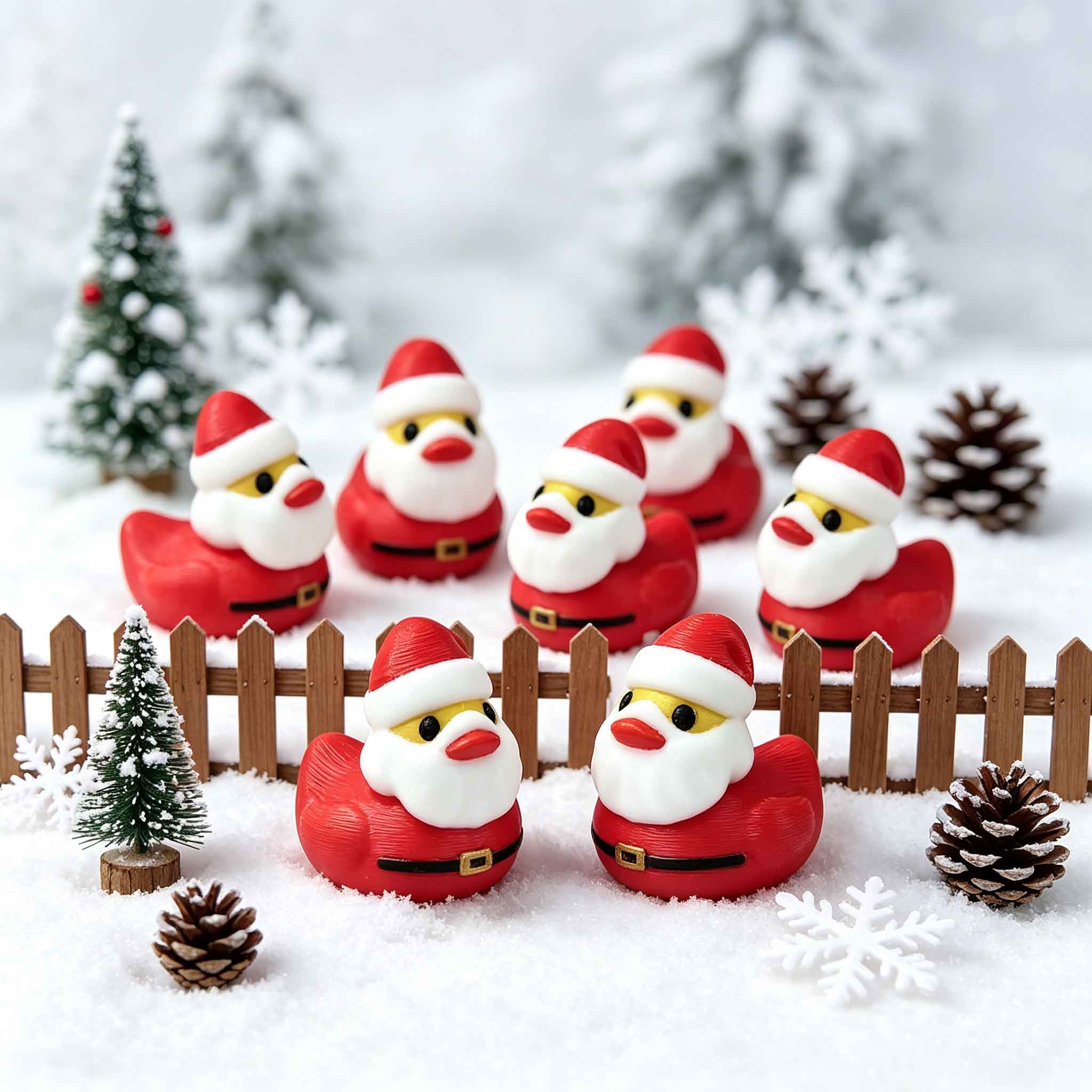 3D Baskılı Noel Baba Ördek Fig - 3D Printing Xmas incelemesi ve fiyatı