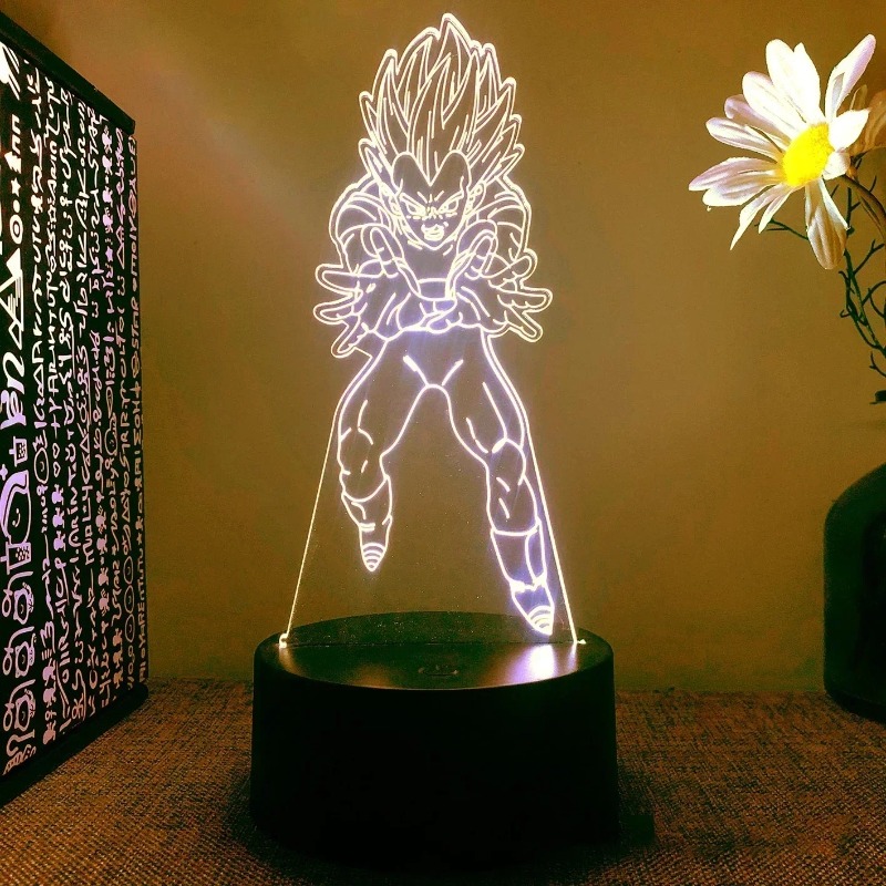 Dragon Ball Z Anime 3D LED Gec - 3D Printing Lamp incelemesi ve fiyatı