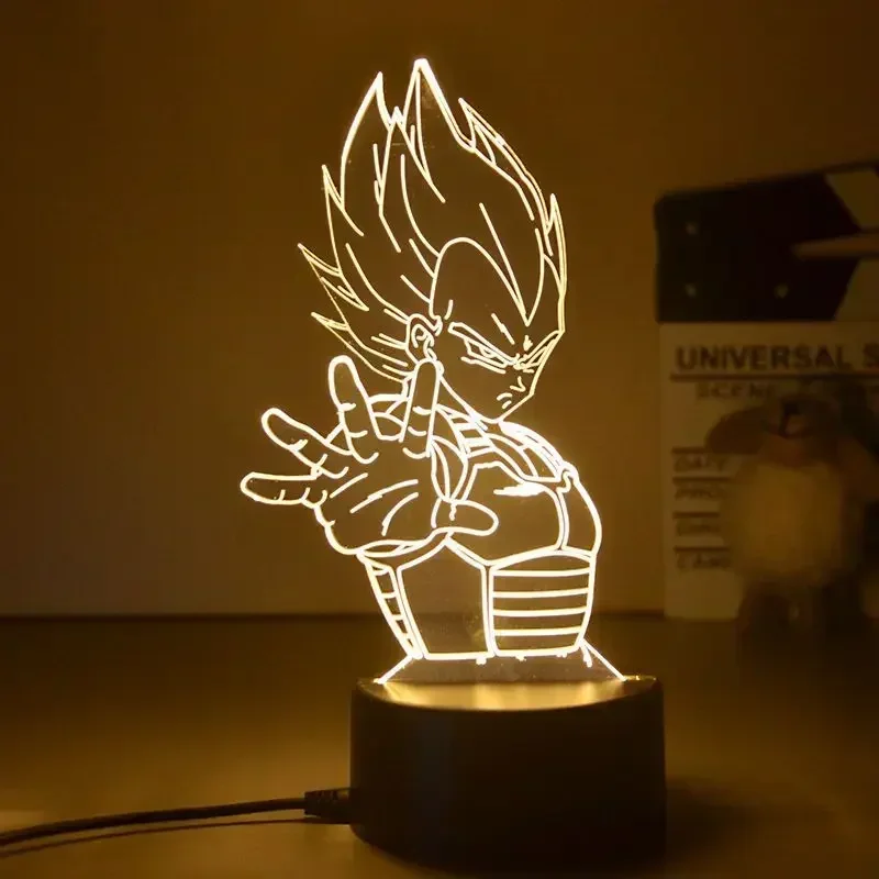 Dragon Ball Z Süper Saiyan Veg - 3D Printing Lamp incelemesi ve fiyatı