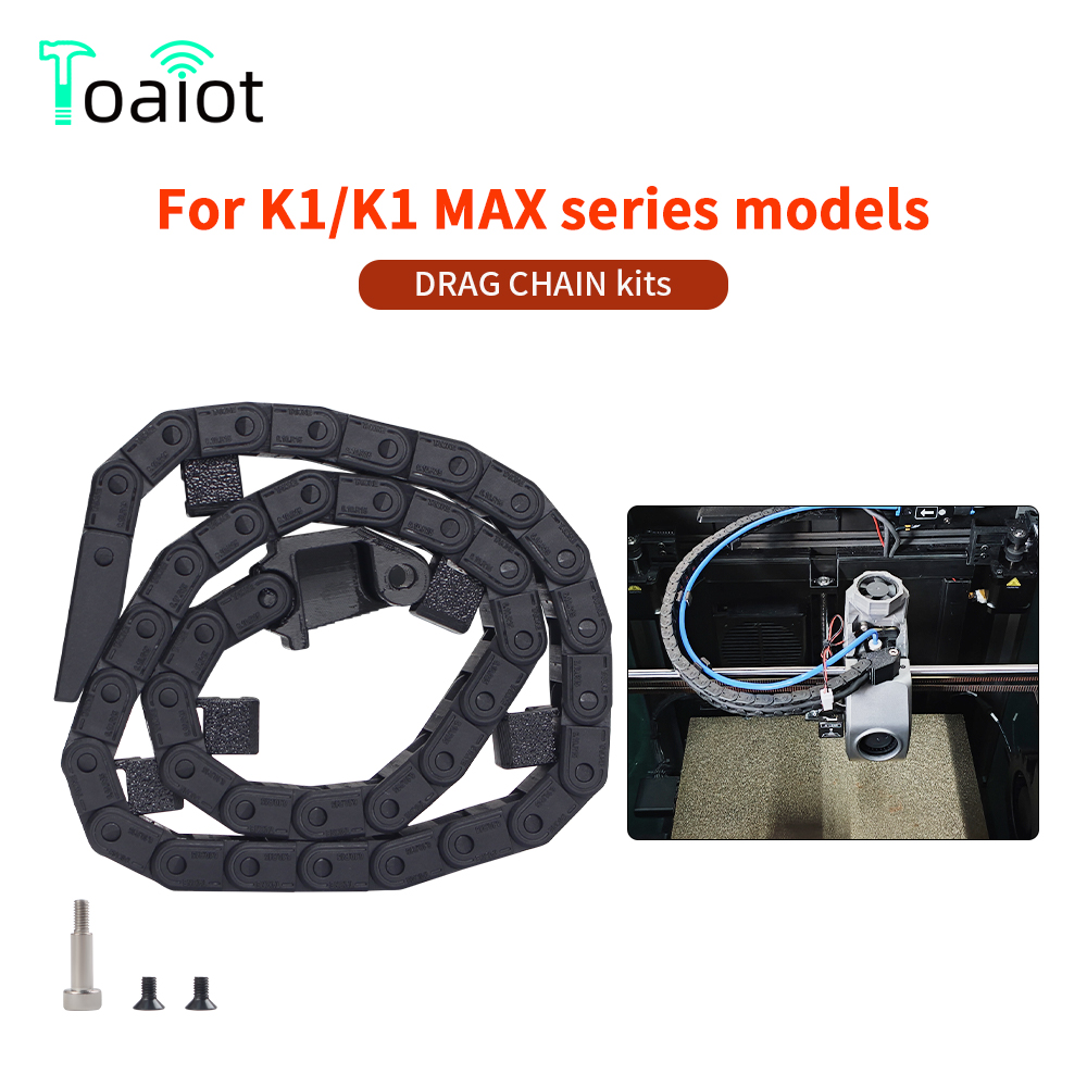 K1 MAX Sürükleme Zinciri Ayrıl - 3D Printer Cable Chain incelemesi ve fiyatı