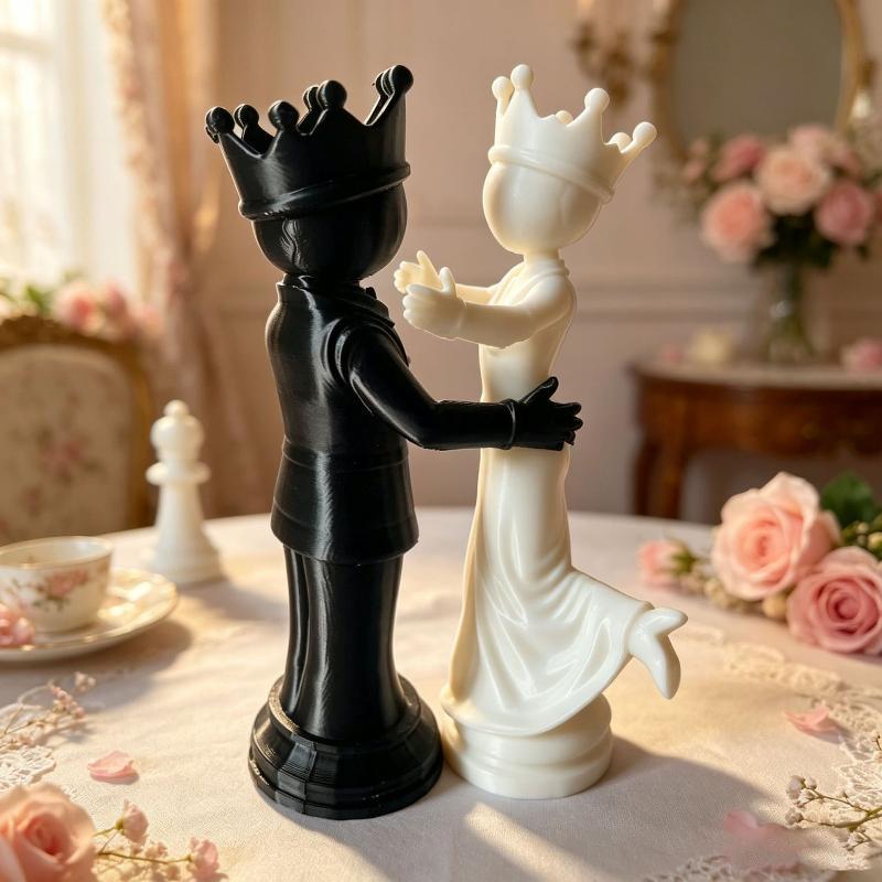 İskandinav Tarzı 3D Baskılı Sa - 3D Printing Chess incelemesi ve fiyatı