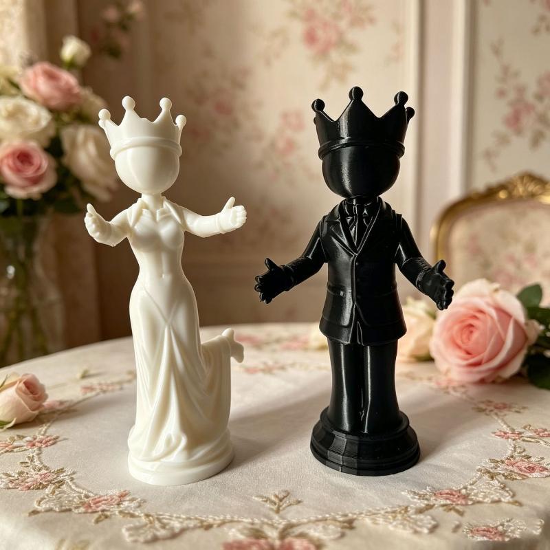 İskandinav Tarzı 3D Baskılı Sa - 3D Printing Chess incelemesi ve fiyatı
