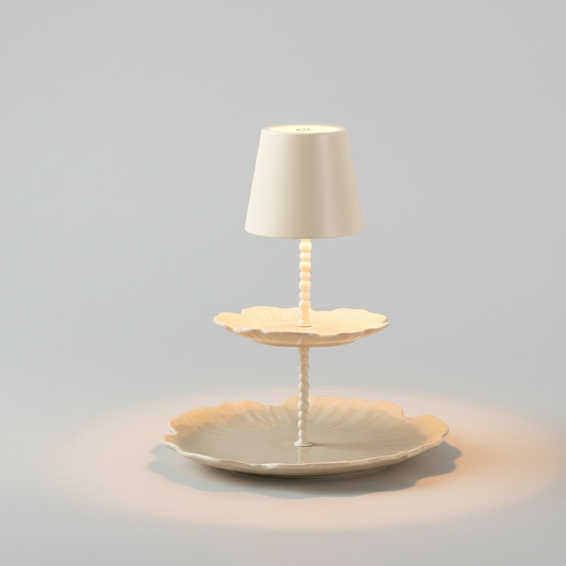Panel Masa Lambası Krem Beyaz  - 3D Printing Lamp incelemesi ve fiyatı