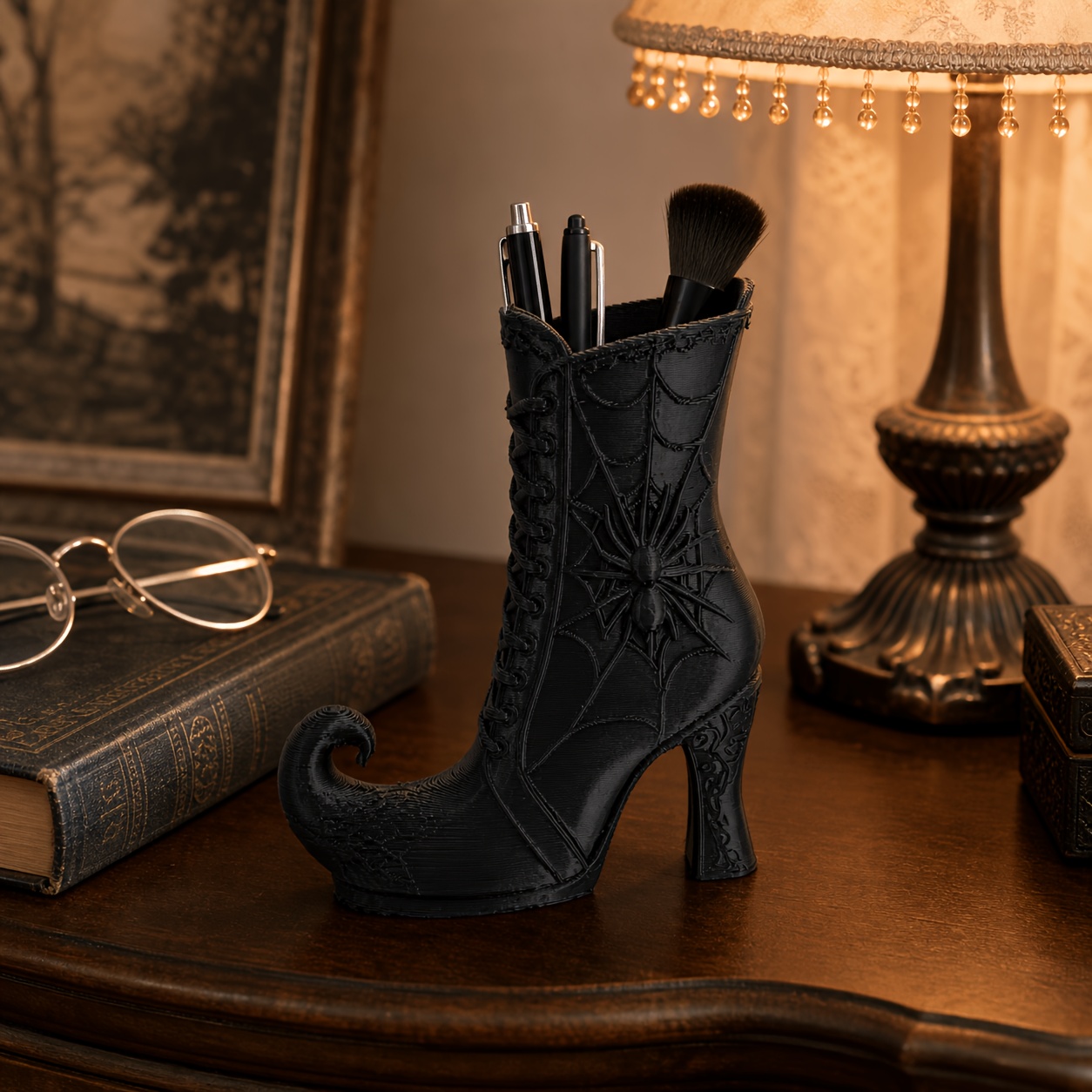 3D Baskılı Gotik Cadı Botu Kal - 3D Printing Web incelemesi ve fiyatı