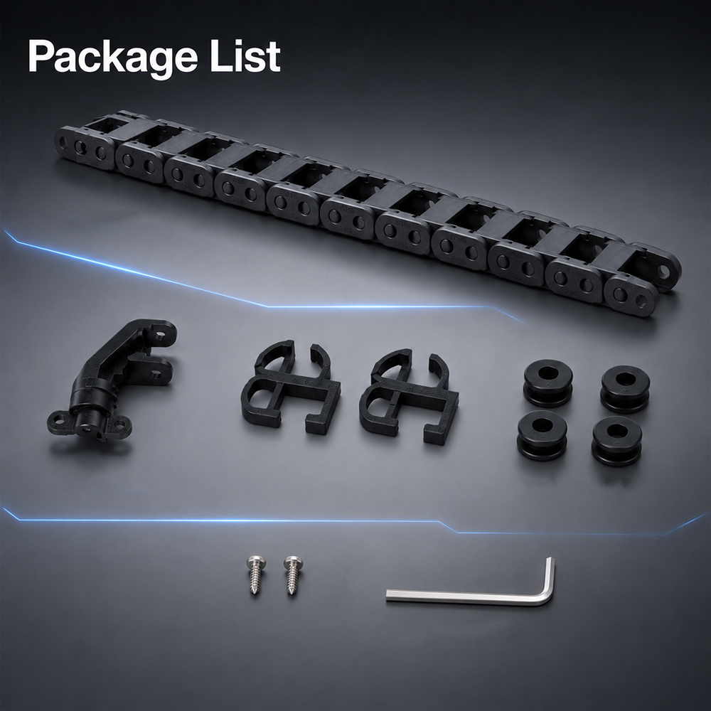 Bambu Lab X2D 3D Yazıcı için S - 3D Printer Cable Chain incelemesi ve fiyatı