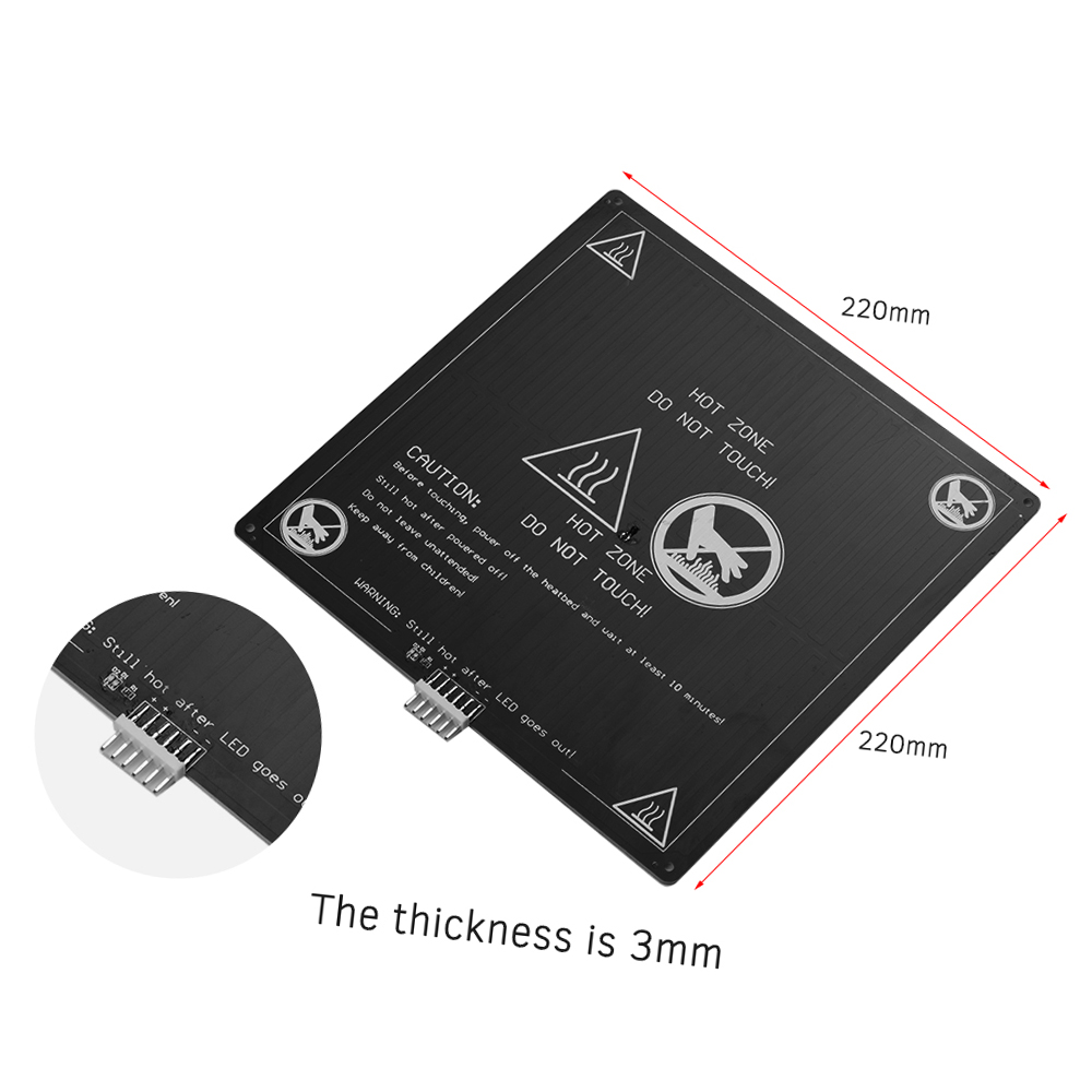 Alüminyum ısıtmalı yatak 12V y - 3D Printer Cable Chain incelemesi ve fiyatı