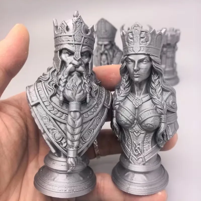 10cm 3D Baskılı Satranç Taşlar - 3D Printing Chess incelemesi ve fiyatı