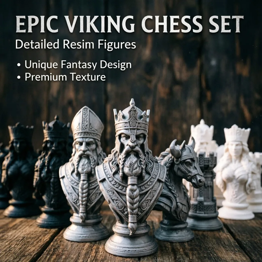 10cm 3D Baskılı Satranç Taşlar - 3D Printing Chess incelemesi ve fiyatı