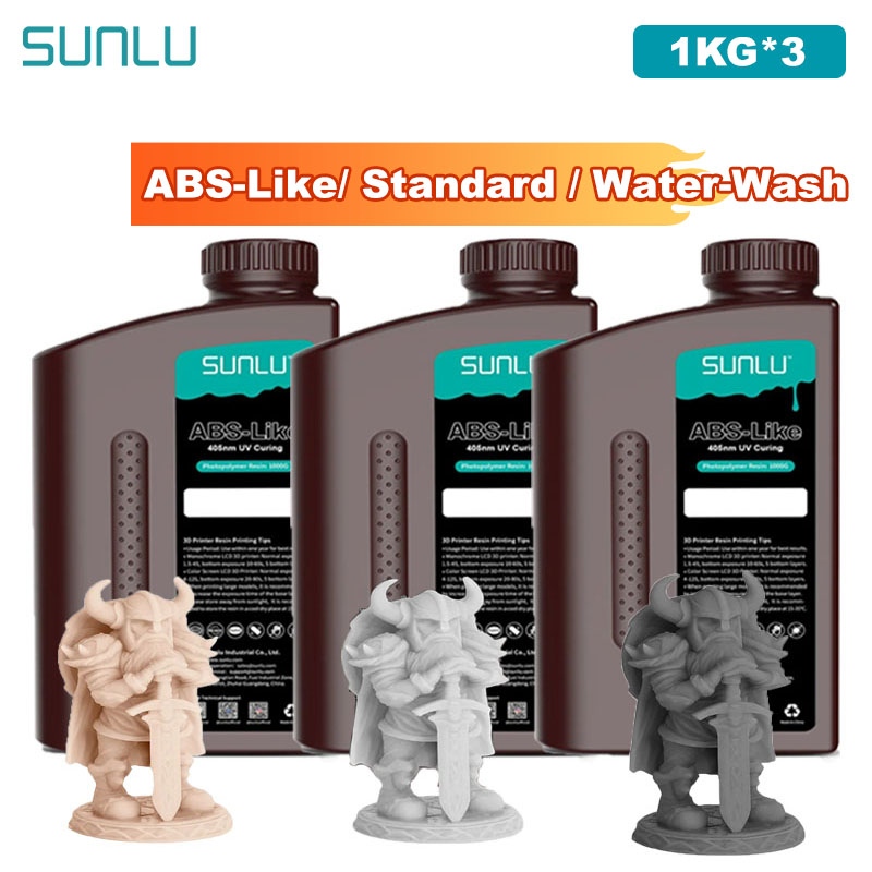 SUNLU 3KG ABS Benzeri/ Standar - 3D Printing Uv Sensitive Resin incelemesi ve fiyatı