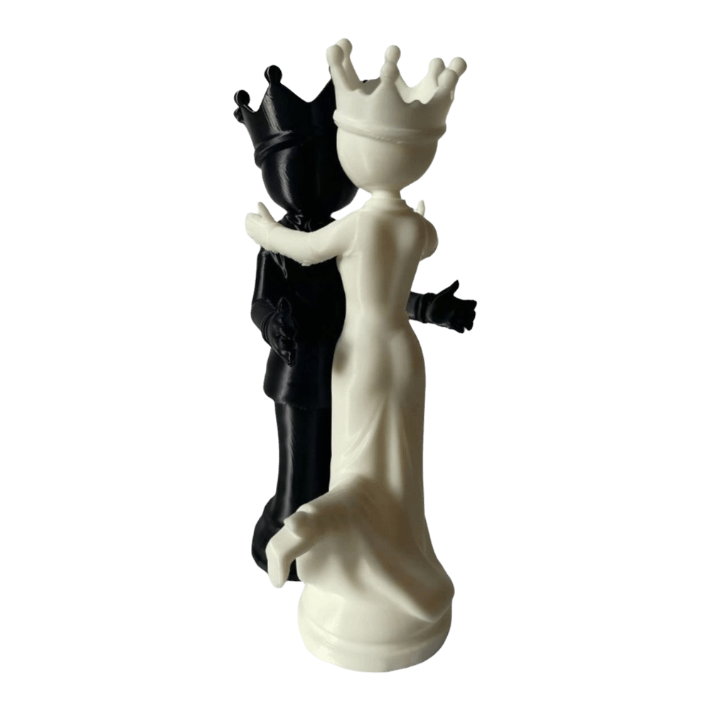 2 adet Aşıklar Heykeli 3D Bask - 3D Printing Chess incelemesi ve fiyatı