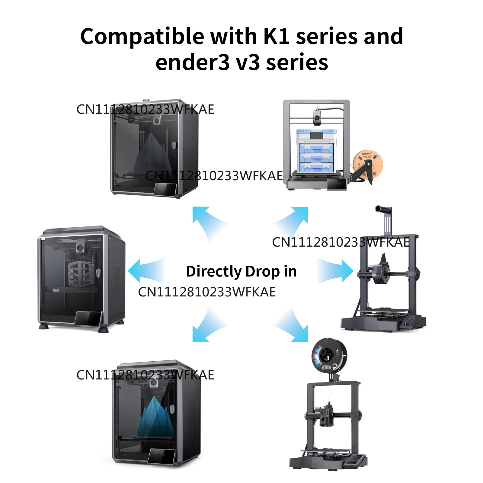 Creative K1 Serisi/Ender-3 V3  - 3D Printer Extruder incelemesi ve fiyatı
