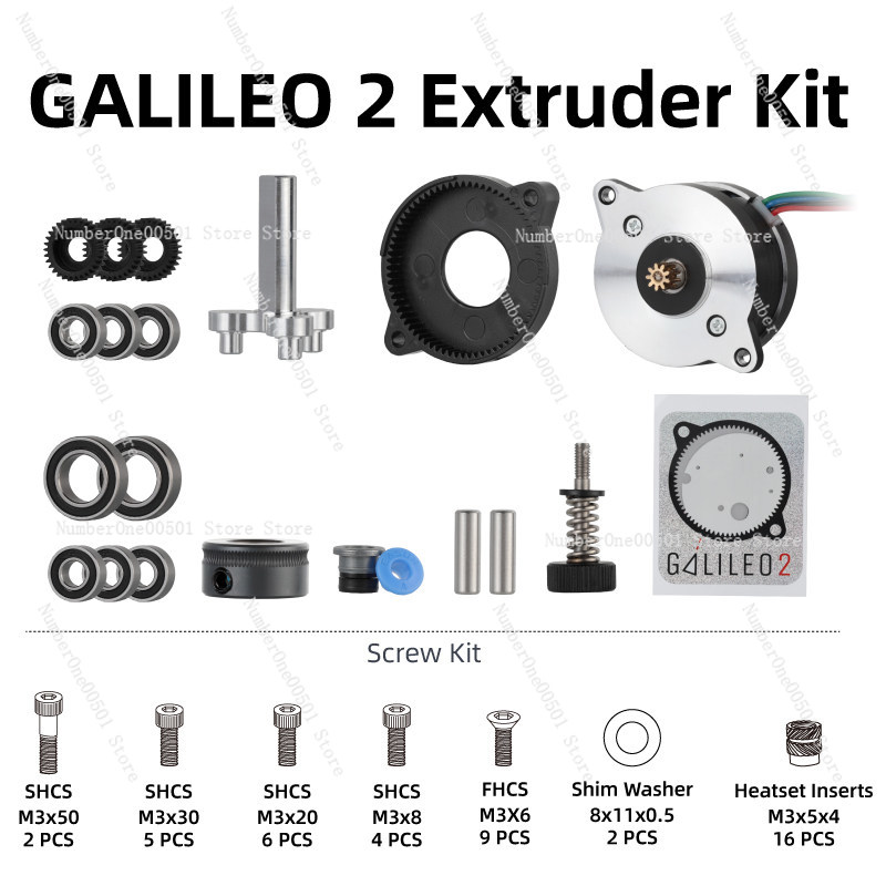 Mellow LDO Galileo 2 Ekstruder - 3D Printer Extruder incelemesi ve fiyatı